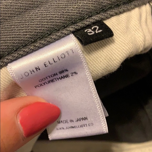 John Elliot gray men’s jeans - Picture 7 of 7